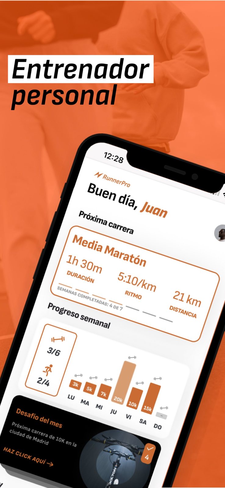 RunnerPro: dashboard de entrenamiento
