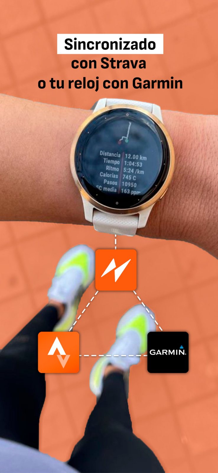 RunnerPro: sincronización con wearables